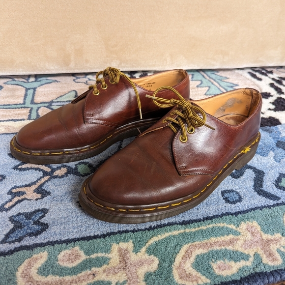 Dr Martens MADE IN ENGLAND vintage 1461 oxford shoes size 8 - Picture 1 of 9